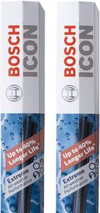 lot 7741 image: BOSCH 24A24A ICON Beam Wiper Blades - Driver and Passenger Side - Set of 2 Blades (24A & 24A)