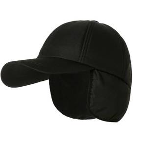 lot 15341 image: Women Winter Fleece Ponytail Baseball Caps with Earflap Waterproof Drop Down Ear Warmer Hats for Outdoor Ski Running Black