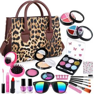 lot 15404 image: (APPEARS NEW) GIFTINBOX Kids Makeup Kit for Girl Toys, Washable Girls Makeup Kit for Kids with Bag, Makeup Sets for Girls Toddler Princess Toys Birthday for Girls Age 3 4 5 6 7 8 9 10 11 12 Year Old