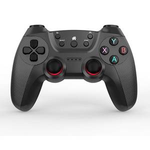 lot 15410 image: JIEZM 2.4G Wireless Controller - Midnight Black (lot includes 2 controllers and cables)