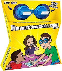 lot 15418 image: Vango UpsideDownChallenge Game for Kids & Family - Complete Fun Challenges with Upside Down Goggles - Hilarious Game for Game Night and Parties - Ages 8