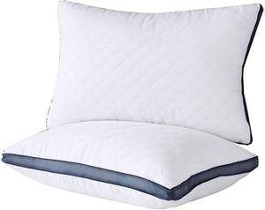 lot 15440 image: (Factory Sealed) Meoflaw Pillows for Sleeping(2-Pack), Luxury Hotel Pillows Standard Size Set of 2,Bed Pillows for Side and Back Sleeper (Standard)