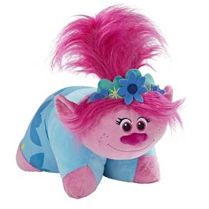 lot 15527 image: Pillow Pets DreamWorks Poppy Stuffed Animal � Trolls World Tour Plush Toy, 1 Count (Pack of 1) Pink