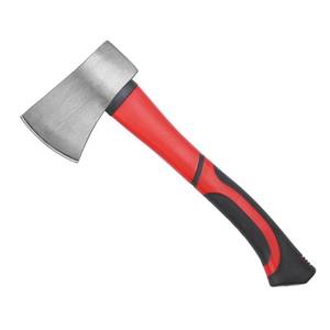 lot 15539 image: 14-Inch Outdoor Camping Axe and Survival Hatchet, Durable Forged Alloy Steel Blade, Unbreakable Fiberglass Handle with Anti-Slip Grip  Perfect for Wood Splitting, Kindling, Chopping, and Throwing Axe