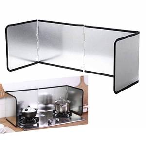 lot 15577 image: Foldable Stove Splatter Guard Grease Shield Nonstick Oil Stove Splash Guard Cooking Splatter Screen Kitchen Backsplash Protector For Stove Top Wall Gas Range Frying Pan Camping