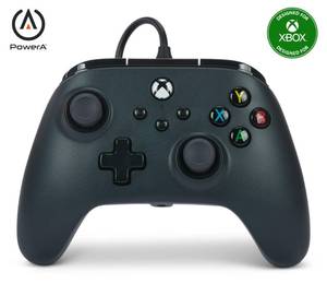 lot 15579 image: PowerA Wired Controller For Xbox Series XS - Black, Gamepad, Video Game Controller Works with Xbox One
