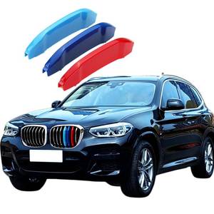 lot 15581 image: VaisbyTown Automotive Grille Inserts for BMW X3 G01 2018-2021 X4 G02 2019-2021(NOT for M AWD) 7 Grilles, Front Grill Accessories