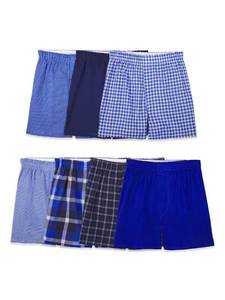 lot 15608 image: Fruit of the Loom Boys Boxer Shorts, Woven - 7 Pack - Assorted, Medium