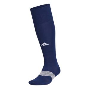 lot 15623 image: adidas Unisex Metro 6 Soccer Socks (1-pair), Team Navy BlueClear GreyWhite, X-Small