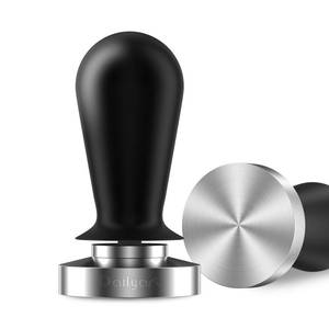 lot 15632 image: Dailyart 53mm Espresso Tamper - Spring-loaded Coffee Tamper, Barista Espresso Accessories with 30lbs Springs, 100% Flat Stainless Steel Base Tamper Fits Breville Series Portafilter Basket.