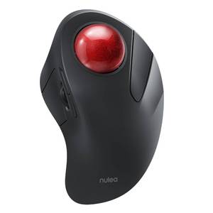 lot 15642 image: Nulea Wireless Ergonomic Trackball Mouse, Rechargeable, Bluetooth, 44mm Index Finger Trackball, 5 Adjustable DPI, Compatible with PC, Laptop, iPad, Mac, Windows, Android