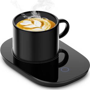 lot 15655 image: Coffee Mug Warmer Gravity Induction - Coffee Warmer for Desk Auto Shut Off, Cup Warmer for Coffee, Electric Beverage Tea Water Milk Warmer for All Cups and Mugs, Heating Plate Candle Warmer