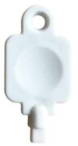 lot 15719 image: (2) KeyPower Keys for Georgia Pacific Toilet Paper Dispenser Key # 50413 Compatible with Jumbo Roll Bath Tissue dispensers (#58050#59009) and Vista Center-Pull Towel dispensers (# 54050) (2)