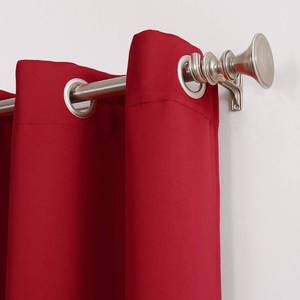 lot 15724 image: Sun Zero Easton Energy Saving Blackout Grommet Curtain Panel, 40 x 63, Red