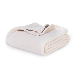 lot 15749 image: Berkshire Blanket Microfleece Queen Size Bed Blanket Macadamia,Lightweight Soft Breathable Plush Micro Fleece Blanket for Bed Couch Sofa,90x90 Inches