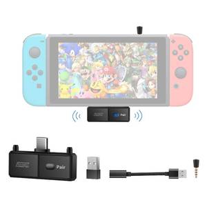 lot 15779 image: SZMDLX Bluetooth Audio Adapter for PS4, Type CUSB Bluetooth 5.0 Transmitter, Low Latency, Support in Game Voice Chat, Compatible with Bluetooth HeadphonesSpeakers