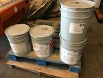 4 PAILS OF PAINT AND PRIMER