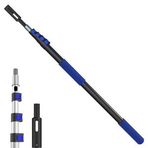 lot 42631 image: SKGPOLE Swimming Pool Pole, 16FT Professional Telescopic Extendable Pool Pole Aluminium Heavy Duty, Adjustable Length 4 to 16 Feet, Universal Pole for Skimmer Nets, Brushes and Vacuum Heads