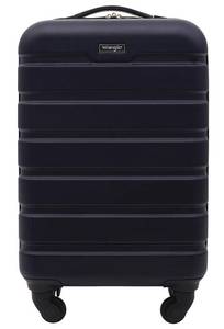 lot 42680 image: Wrangler 20 Spinner Carry-On Luggage, Navy Blue