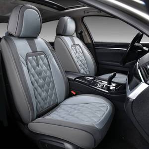 lot 42694 image: Coverado Car Seat Covers Front, Car Seat Covers Front Seats, 2-Pack Seat Covers for Cars, Luxury Leathaire Car Seat Protector Luxury Leathaire Waterproof Seat Cushions Universal Fit Most Cars Gray