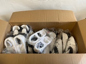lot 29 image: BOX of 10 VIPER WHITE KICKING SAFETY GEAR (CHILD XS)