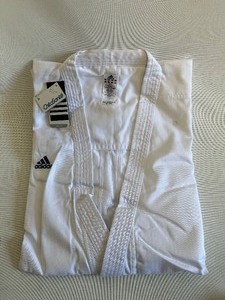 lot 105 image: ADIDAS GRANDMASTER WKP APPROVED CLIMATE COOLED KARATE UNIFORM