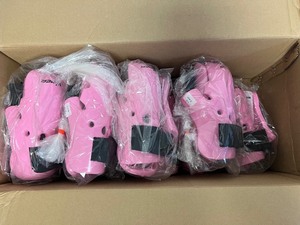 lot 44 image: BOX of 10 VIPER PINK PUNCHING SAFETY GEAR (CHILD L)