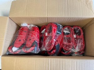 lot 17 image: BOX of VIPER RED KICKING SAFETY GEAR S