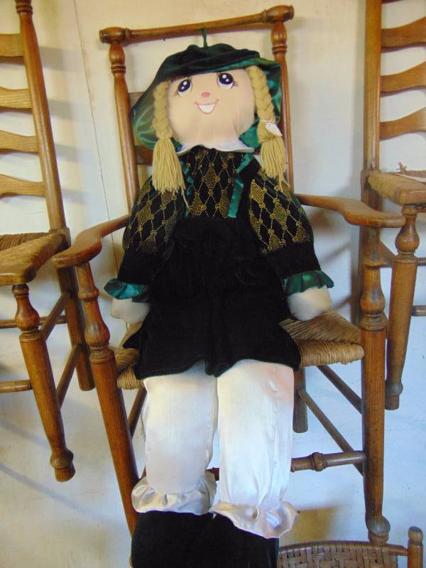 lot 8030 image: Large Rag Doll 4 tall