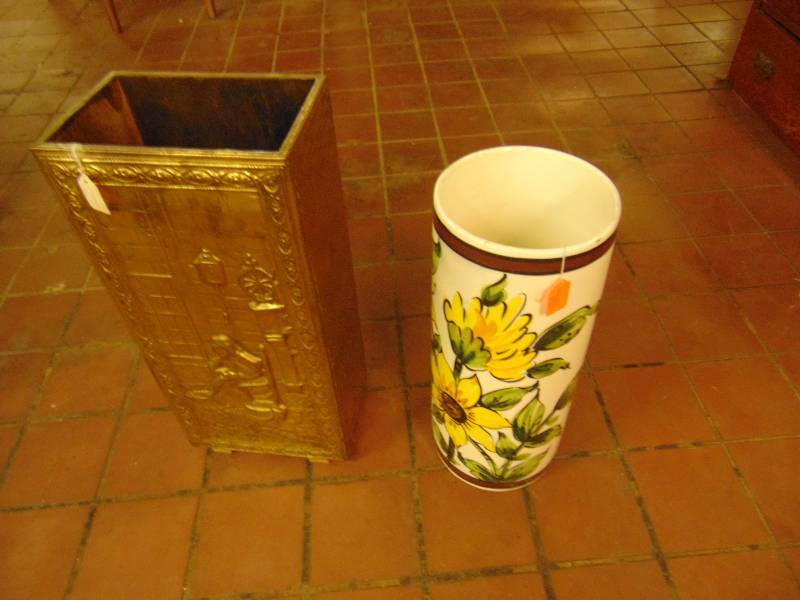 lot 8051 image: (2) ct. lot umbrella stands