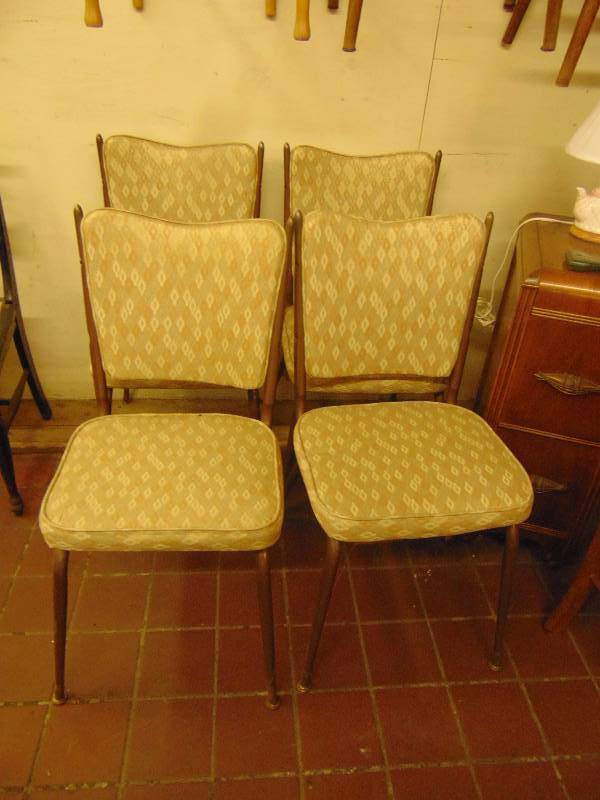lot 8070 image: (4) ct. lot retro dining chairs