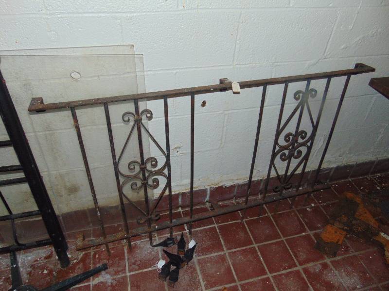 lot 8141 image: wrought iron window bars (Burglar Bars) 53 x 32