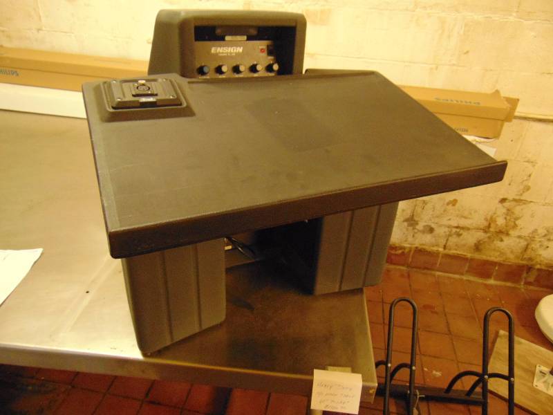 lot 8169 image: Ensign Model TL-28 PA system, needs microphone