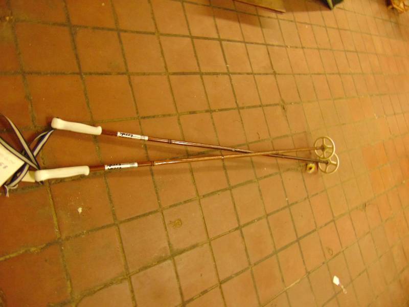 lot 8205 image: (1) pair Trak Ski Poles, Made in Finland