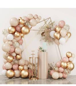 lot 18216 image: RUBFAC Blush Balloons Garland Arch Kit