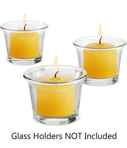 lot 18240 image: Candle Charisma Citronella Scented Votive Candles - 10 Hour Burn time - Set of 72 for Dinner, Wedding, Halloween and Holiday Decorations