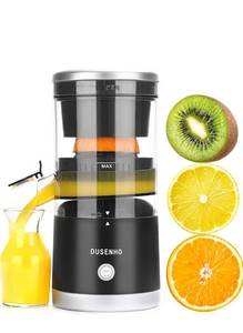 lot 18254 image: Electric Juicer Rechargeable - Citrus Juicer Machines with USB and Cleaning Brush Portable Juicer for Orange, Lemon, Grapefruit