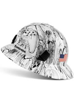 lot 18277 image: GREEN DEVIL Full Brim Hard Hat Vented Construction Safety Helmet OSHA Approved Cascos De Construccion