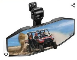 lot 18285 image: KEMIMOTO Rear View Mirror Tool-free Adjustable Compatible with Polaris Ranger 1000 XP 900 500 570  Crew Rearview Mirrors Accessories Wide View Convex Rear Mirror