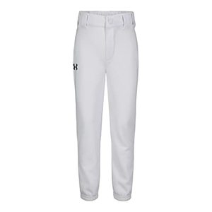 lot 20439 image: Under Armour Boys Pre-School UA Baseball Pants 4 White