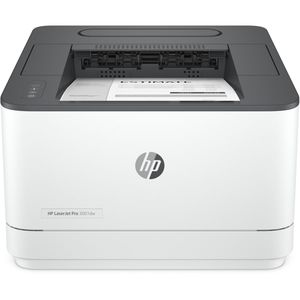 lot 59081 image: HP - LaserJet Pro 3001dw Wireless Black-and-White Laser Printer - White - Retail $397.22