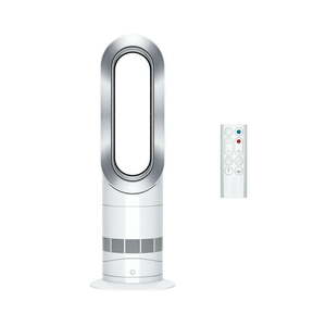 lot 59117 image: Dyson HotCool�� Jet Focus fan heater AM09  WhiteSilver  New - Retail $459.95