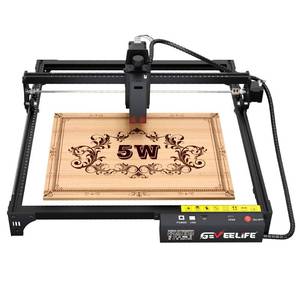 lot 59121 image: GEVEELIFE 5500mW Laser Engraver, 48W Laser Cutter Large Engrave Area 400x400mm, Laser Engraver and Cutter Machine for Beginners for Engraving and Cutting Wood,Metal,Acrylic, Laser ClassClass 4 - Retail $179.99