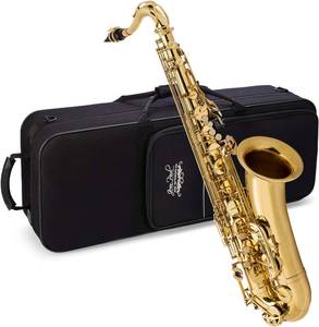 lot 59099 image: Jean Paul Student Tenor Saxophone TS-400 - Golden Brass Lacquered-Retail-$799.95