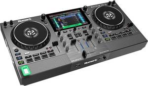lot 59106 image: Numark Mixstream Pro Go - Standalone DJ Controller with Battery, DJ Mixer, Speakers, Amazon Music Unlimited, WiFi, Touchscreen, Works with Serato DJ-Retail-$839.00