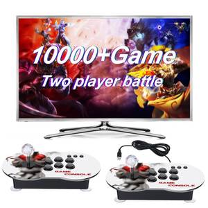 lot 1002 image: Arcade Game Console, 10000 Classic Games,8-Bit PS1 FC & Plug and Play, 2 Wired Joysticks, 1280x720P High Definition Retro Game Console for PC Projector TV, 2-4 Players Favorite List - Retail $92.27