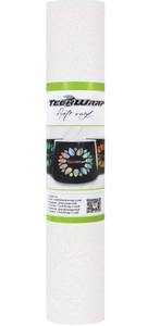 lot 10042 image: TECKWRAP Shimmer Vinyl White Glitter Adhesive Craft Vinyl, 1ftx5ft, White