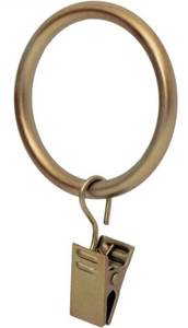 lot 10048 image: Ivilon Drapery Curtain Clip Rings - Clips Ring for Panels 1.7, Set of 14 Warm Gold