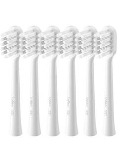 lot 10090 image: Laifen Toothbrush Heads, 6 Count Replacement Toothbrush Heads for Adults, Compatible with Laifen Wave Electric Toothbrush (Gum Care, White)