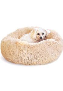 lot 10096 image: Whiskers & Friends Cat Bed, Cat Beds for Indoor Cats Washable, Small Dog Bed Calming Pet Bed, Cat Beds & Furniture, Large Cat Bed, Kitty Kitten Bed